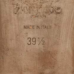 مملوكة مسبقًا Jimmy Choo Multicolor Glitter Flat Slides Size 39.5