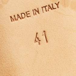 Pre Owned Jimmy Choo Black Glitter Romy Pointed Toe Pumps Size 41