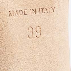 Pre Owned Jimmy Choo Metallic Brown Python Embossed Romy Pointed Toe Pumps Size 39