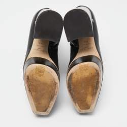 مملوكة مسبقًا Jimmy Choo Black Leather Bryn Ankle Boots Size 39.5 