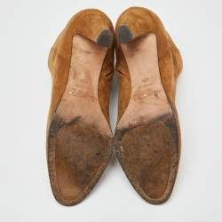 Jimmy Choo Tan Suede Ankle Length Booties Size 40.5