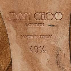 Jimmy Choo Tan Suede Ankle Length Booties Size 40.5
