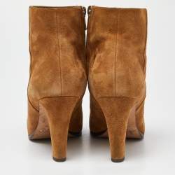 Jimmy Choo Tan Suede Ankle Length Booties Size 40.5