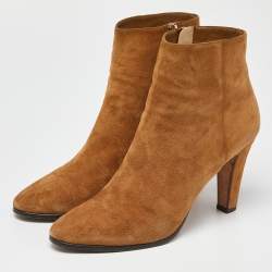 Jimmy Choo Tan Suede Ankle Length Booties Size 40.5