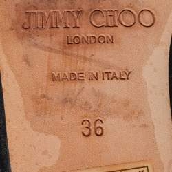 Pre Owned Jimmy Choo Black Suede Knee Length Boots Size 36