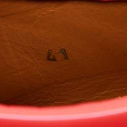 Pre Owned Jimmy Choo Two Tone Suede and Patent Leather Miami Sneakers Size 41