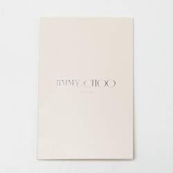 مملوكة مسبقًا Jimmy Choo Gold Glitter Open Toe Pumps Size 37.5