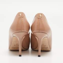 Pre Owned Jimmy Choo Dusty Pink Patent Leather Love Pumps Size 36