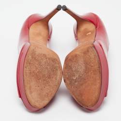 مملوكة مسبقًا Jimmy Choo Red Patent Leather Luna Pumps Size 38.5