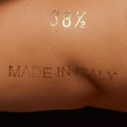 Pre Owned Jimmy Choo Multicolor Velvet and Glitter Raine Sneakers Size 38.5