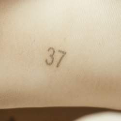 Pre Owned Jimmy Choo White Leather and Nylon Memphis Sneakers Size 37