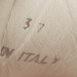 Pre Owned Jimmy Choo White Leather Diamond Sneakers Size 37