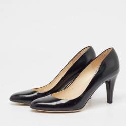 Jimmy Choo Black Leather Bridget Pumps Size 38