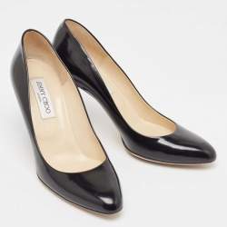 Jimmy Choo Black Leather Bridget Pumps Size 38