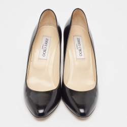 Jimmy Choo Black Leather Bridget Pumps Size 38