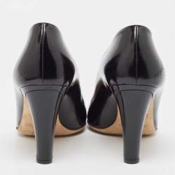 Jimmy Choo Black Leather Bridget Pumps Size 38