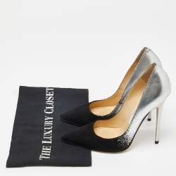 Jimmy Choo Black Suede Pointed Toe Pumps Size 35