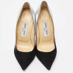 Jimmy Choo Black Suede Pointed Toe Pumps Size 35