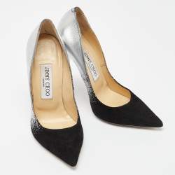 Jimmy Choo Black Suede Pointed Toe Pumps Size 35