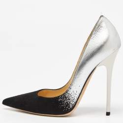 Jimmy Choo Black Suede Pointed Toe Pumps Size 35