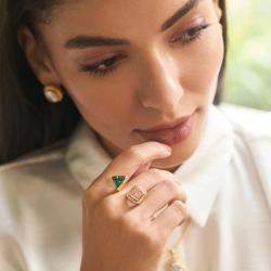 Aulerth x JJ Valaya Rumeli double-motif ring