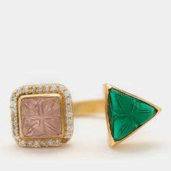 Aulerth x JJ Valaya Rumeli double-motif ring