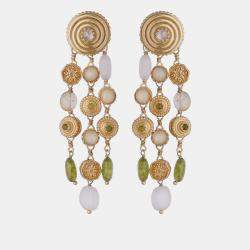  Aulerth x JJ Valaya Azra Classic Multi Strand Earrings