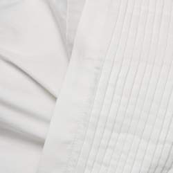 Johanna Ortiz White Cotton Asymmetric Jay Gatsby Shirt XS