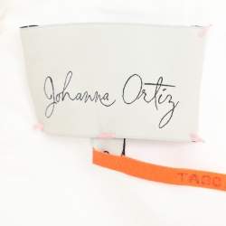 Johanna Ortiz White Cotton Bird of Paradise Off-the-Shoulder Top M