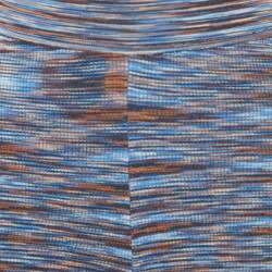 Pre Owned Jonathan Simkhai Caicos Multicolor Space Knit Wide-Leg Trousers L