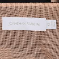 Pre Owned Jonathan Simkhai Black Floral Lace Camisole XS