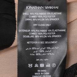 Pre Owned Jonathan Simkhai Black Floral Lace Camisole XS