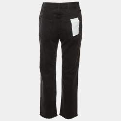 Pre Owned Jonathan Simkhai Blue Two Tone Denim Eliot Boyfriend Jeans M