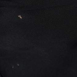 Jonathan Simkhai Black Silk Ruffled Top S