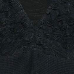 Jonathan Simkhai Black Jersey Fringed Sleeveless Top XS