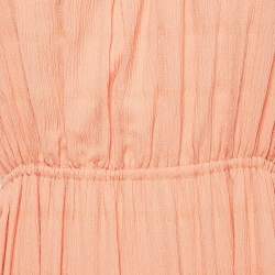 Jonathan Simkhai Swim Orange Cotton Blend Sleeveless Maxi Dress S