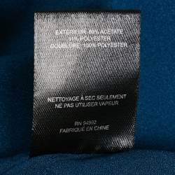 Pre Owned Jonathan Simkhai Blue Satin V-Neck Belted Mini Dress S