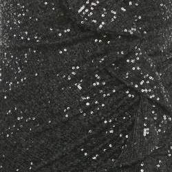 Jonathan Simkhai Black Sequined Midi Dress S