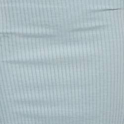 Jonathan Simkhai Light Blue Rib Knit CutOut Detail Maxi Dress S