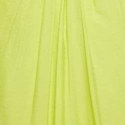 Pre Owned Jonathan Simkhai Neon Green Cut -Out Jaelynn Maxi Dress XS