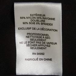 Pre Owned Jonathan Simkhai Black Lace Tulle Midi Dress S