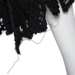 Jonathan Simkhai Black Lace & Tulle Mermaid Sheer Gown M