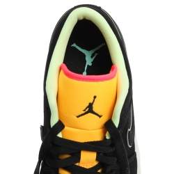Nike Jordan 1 Multicolor Nubuck Leather Low SE Sneakers Size 42