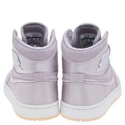 Pre Owned Jordan Lilac Suede and Nylon Air Jordan 1 Retro Season of Her High Top Sneakers Size 39