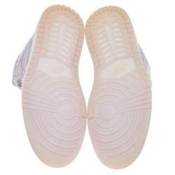 Pre Owned Jordan Lilac Suede and Nylon Air Jordan 1 Retro Season of Her High Top Sneakers Size 39