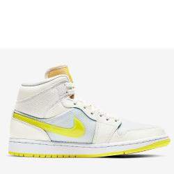 Jordan WMNS Jordan 1 Mid Voltage Yellow Sneakers Size US 7.5W (EU 38.5)