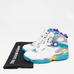 Jordan Multicolor Air Jordan 8 Retro High Top Sneakers Size 37.5 