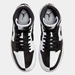 Pre Owned WMNS Jordan 1 Mid Split Black White US 8.5W (EU 40)