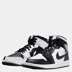 Pre Owned WMNS Jordan 1 Mid Split Black White US 8.5W (EU 40)
