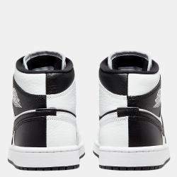 Pre Owned WMNS Jordan 1 Mid Split Black White US 8.5W (EU 40)